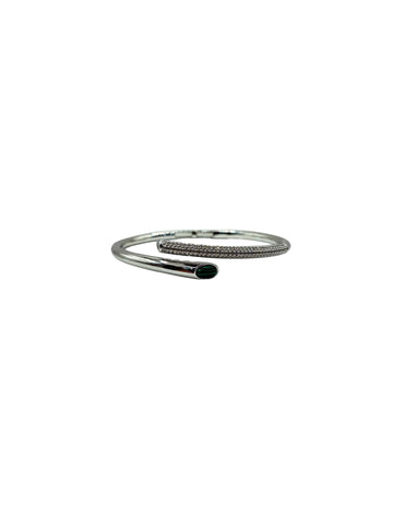 Silver Spiral Elegance Bracelet