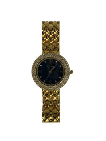 Fitron Ladies Watch – Luxurious Gold-Tone Elegance