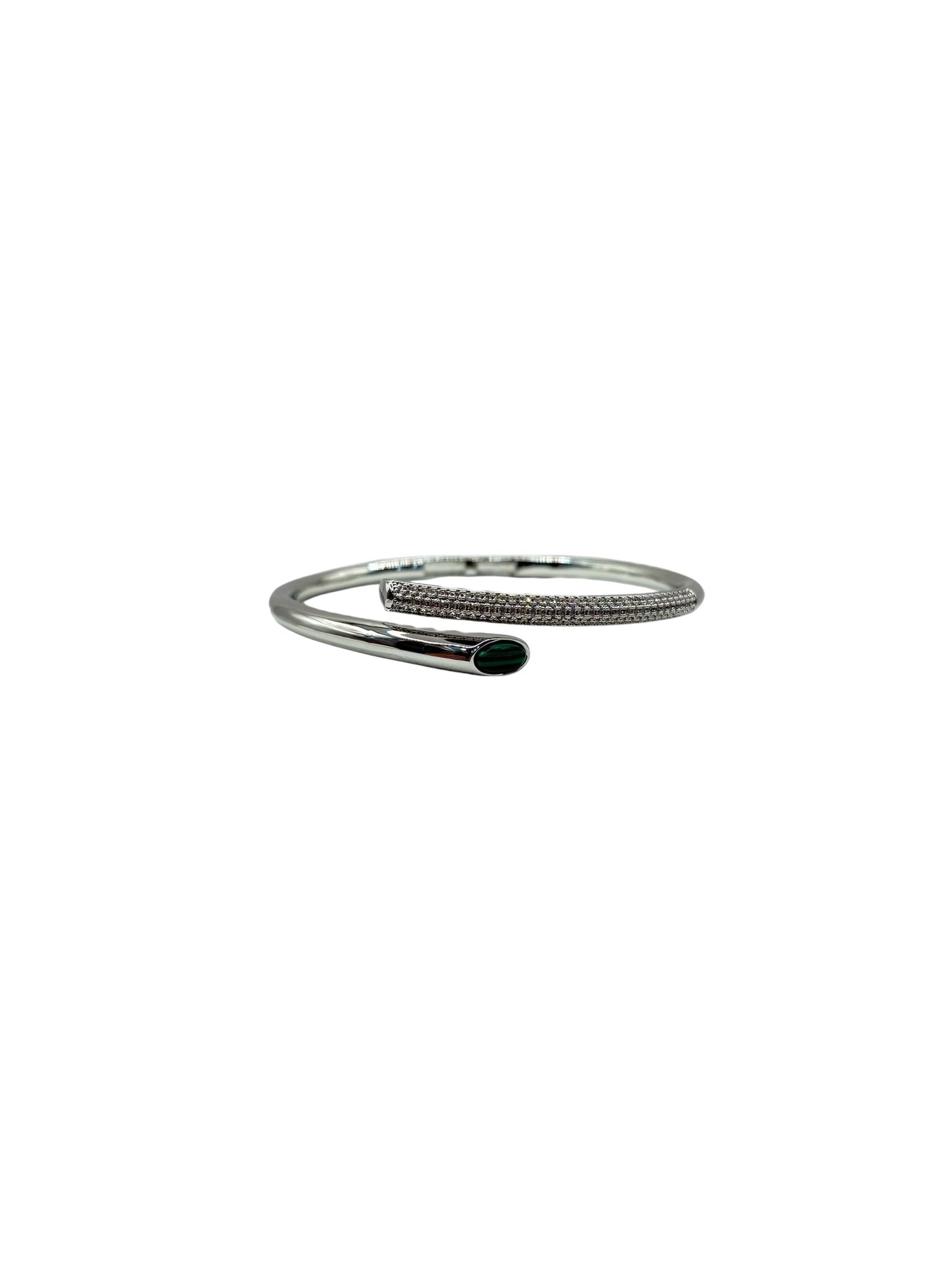 Silver Spiral Elegance Bracelet