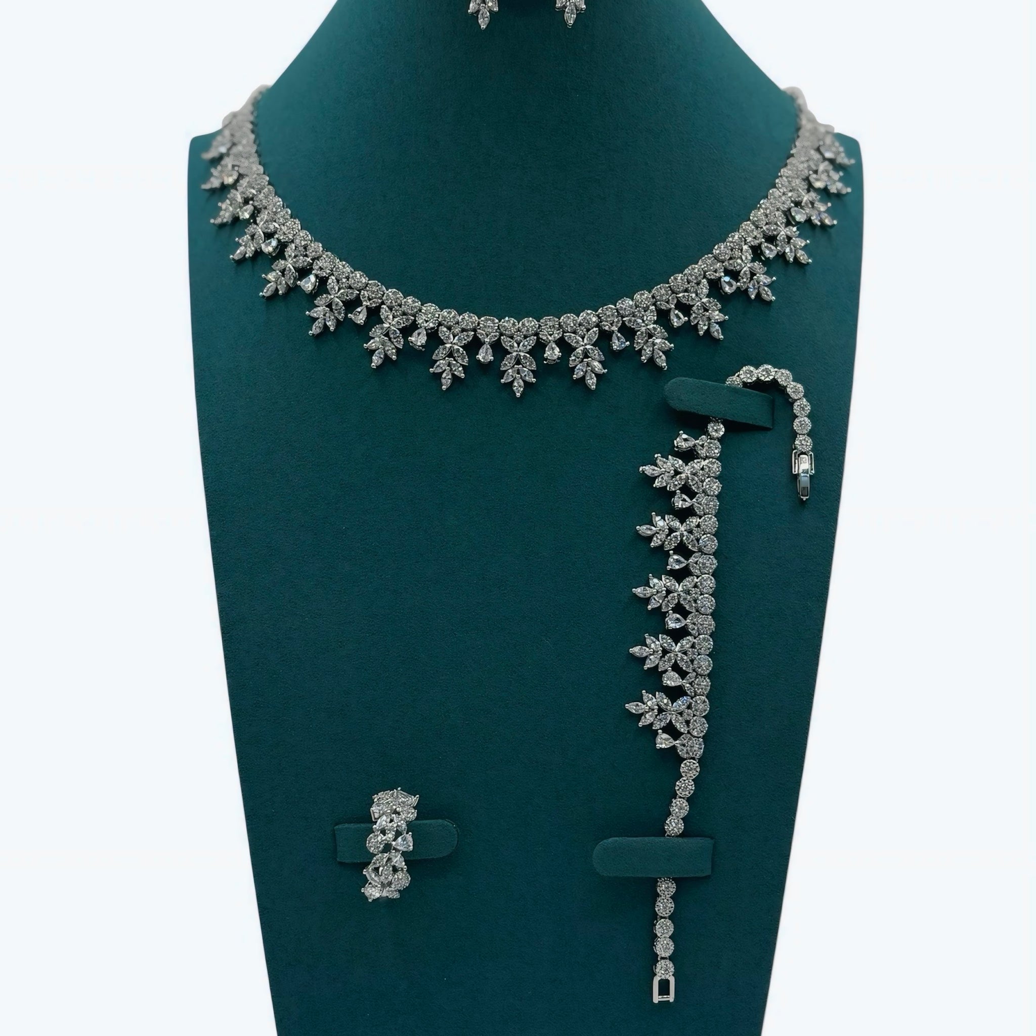 Floral Vine Costume Jewelry Set – Delicate & Shiny Design