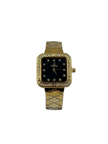 FITRON Square Luxe – Fashion Square Watch with Crystals