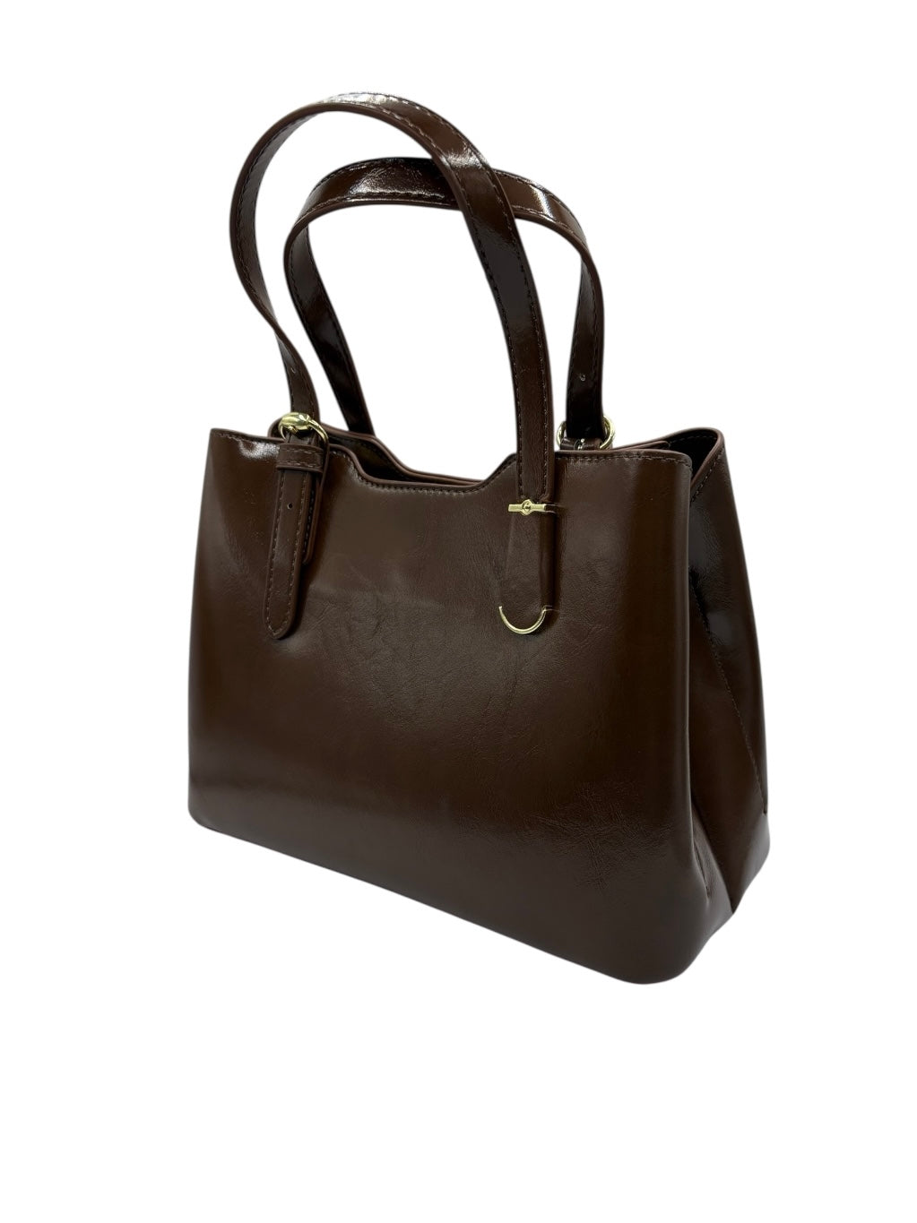 Mocha Classic Shoulder Tote