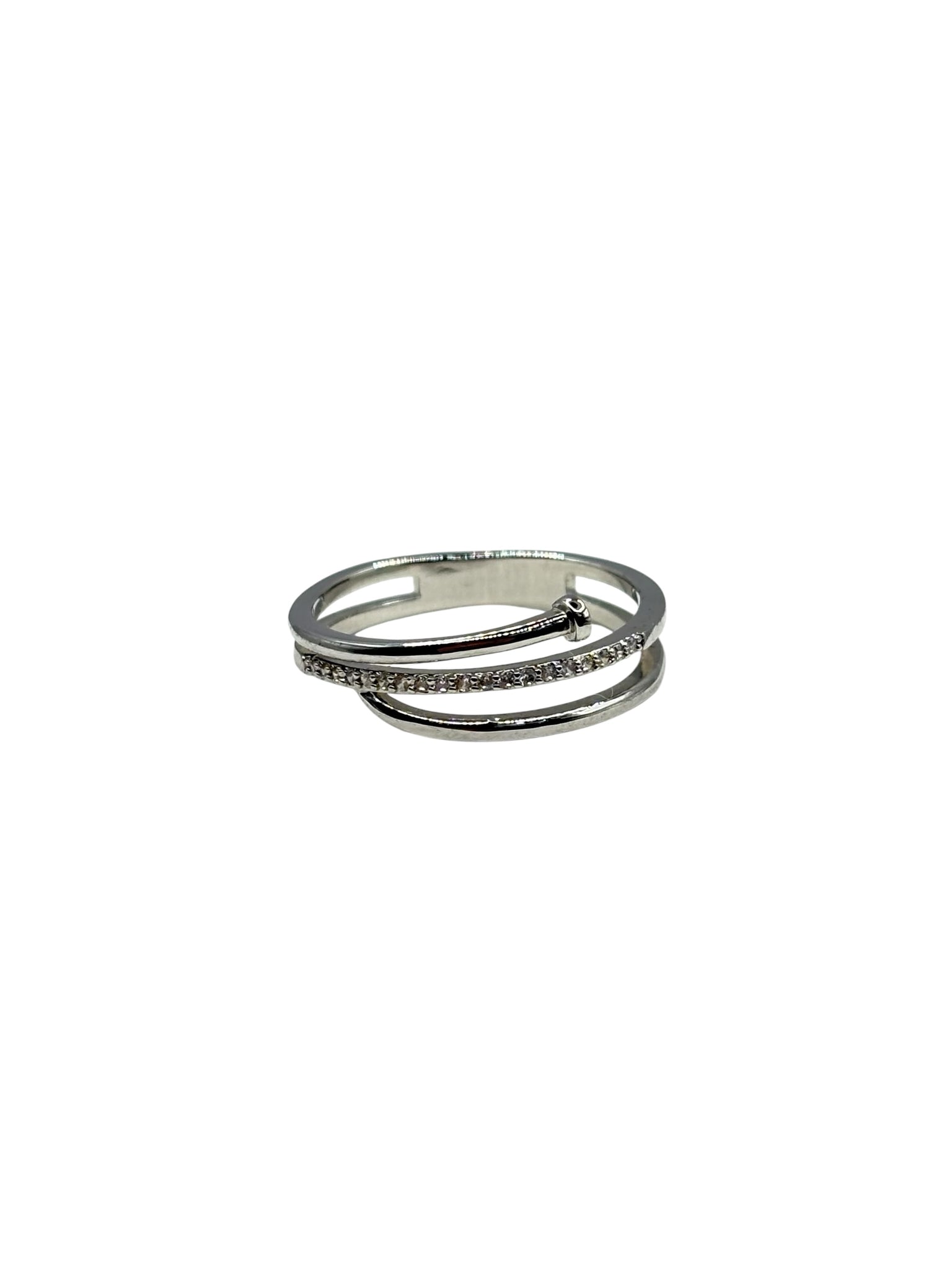 Minimalist Criss-Cross Ring